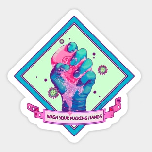 Wash Your Hands Sticker